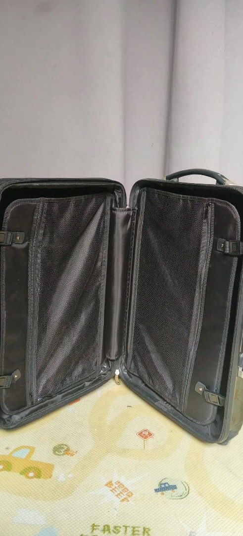 Emergency by Escape Medium Black Luggage (Category: Luggage) located in Valenzuela. Submitted by gracebacot17959 (Listing ID 1469782737, Image 3). Description: - Authentic Japan-imported Escape medium luggage - Color: Sleek black - Dimensions: 24.5 x 15 x 9 inches - Weight: 3.6 kg - Expandable zipper design for extra packing space - Organized interior with mesh zipped compartments and packing straps on both sides - Convenient telescopic handle an
