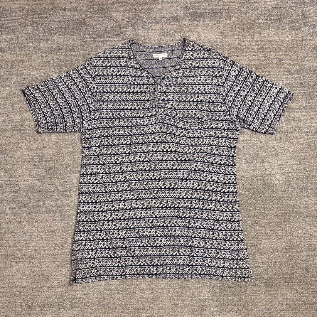 Engineered Garments jacquard pattern henley neck (Category: Formal Shirts) located in Batangas. Submitted by bermudaph.2 (Listing ID 1469798242, Image 1). Description: .
