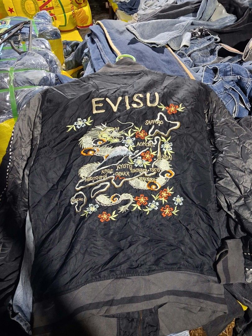 evisu bomber jacket (Category: Coats, Jackets and Outerwear) located in Manila. Submitted by jaysonrivera12499 (Listing ID 1469909891, Image 1). Description: evisu bomber jacket.
