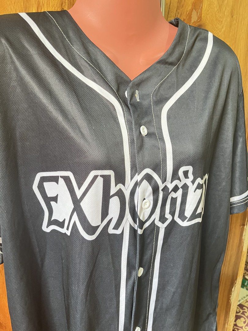 EXO Black Jersey Top (Category: Others Tops) located in Cabanatuan. Submitted by winx_closeth (Listing ID 1469832877, Image 3). Description: Small on tag, but can fit up to large.