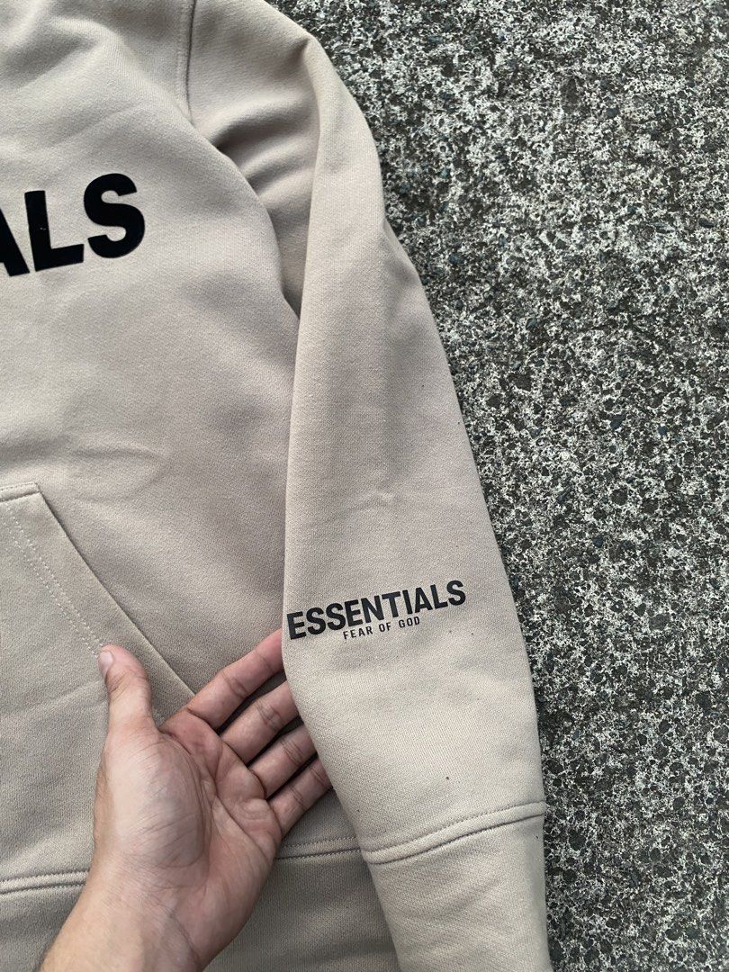 Fear of God Essentials Hoodie ( OFF ) (Category: Hoodies) located in Cavite. Submitted by johnrey0315 (Listing ID 1469937708, Image 3). Description: 23 x 26.5 LARGE NO ISSUE CR - 10 / 10 .
