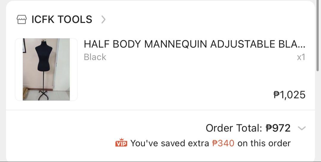 Female Half Torso Mannequin with Adjustable Stand (Category: Blouses) located in Manila. Submitted by janrieroci85024 (Listing ID 1469906661, Image 3). Description: Original SRP: ₱972 Condition: Brand New / Opened Box (Unused) RFS: Incorrect item purchased (pang project sana pero needed male torso). Shipping: Buyer to shoulder shipping fee Pickup/Location: Taguig City.