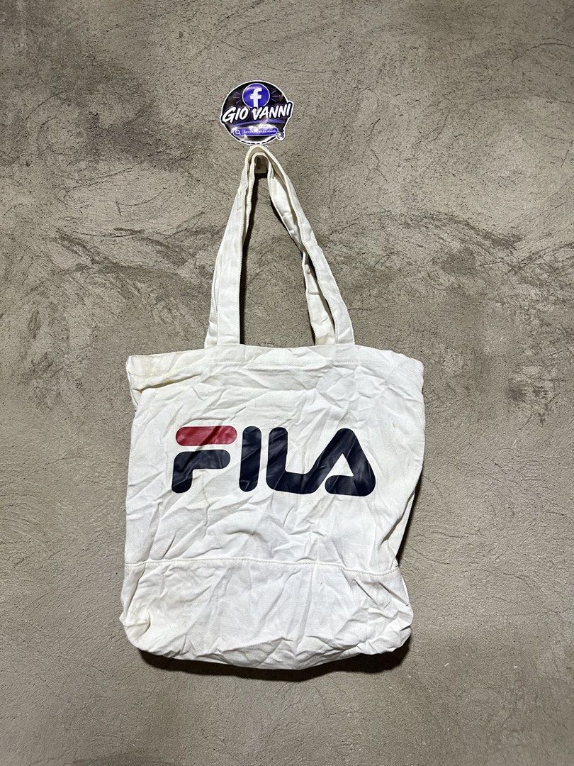 FILA Tote Bag (Category: Tote Bags) located in Ozamiz City. Submitted by quick_done_deals (Listing ID 1469826367, Image 1). Description: FILA Very Good Needs Wash Kasi Puti .