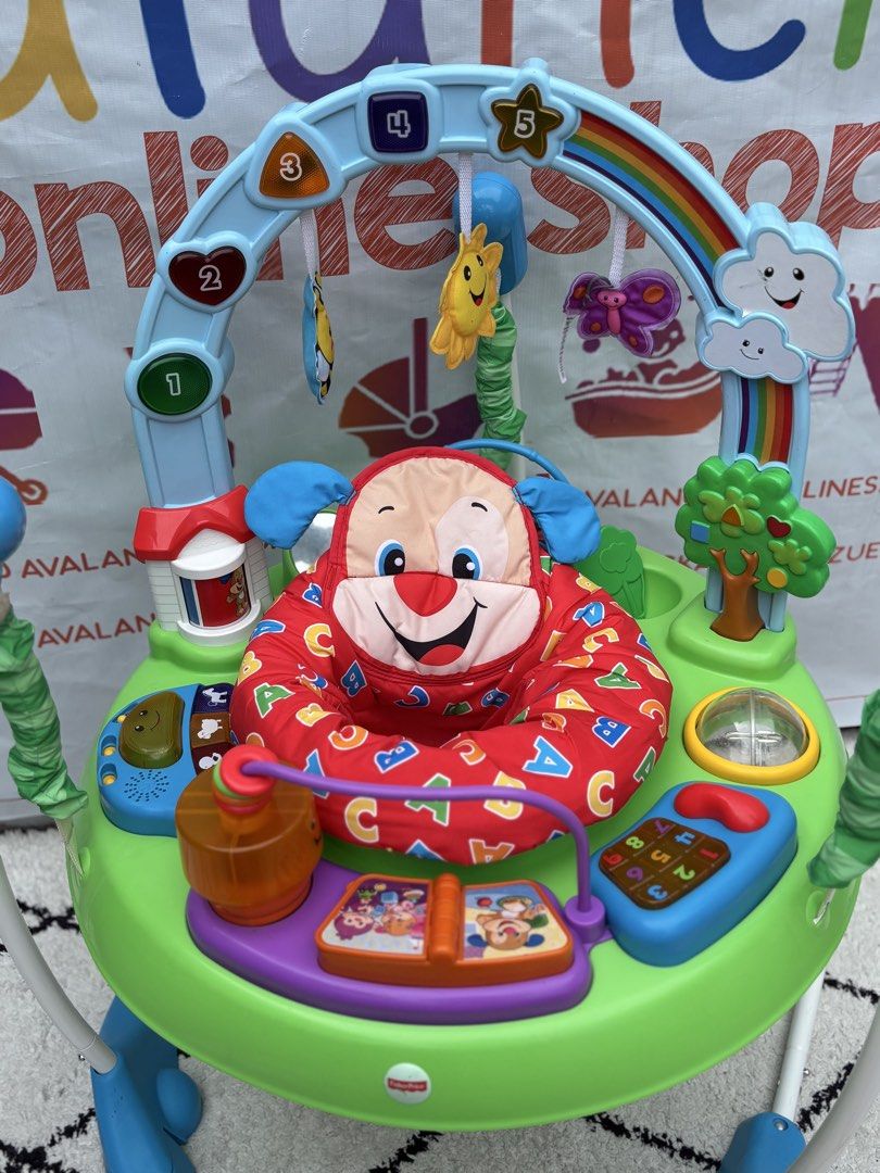 Fisher price laugh and learn jumperoo (Category: Infant Playtime) located in Manila. Submitted by avalanchesonlineshopmainacount (Listing ID 1469855594, Image 2). Description: .