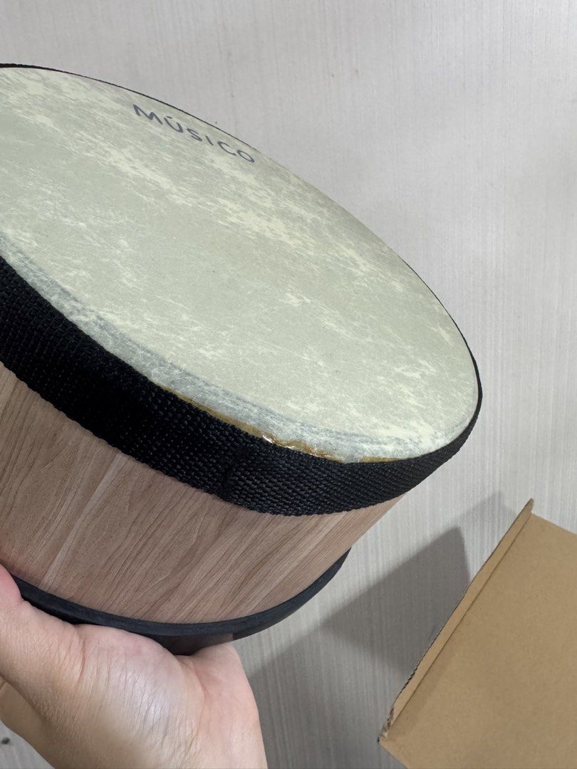 Floor Drum 10 Inches (Category: Musical Instruments) located in Mandaluyong City. Submitted by grmnk (Listing ID 1469868900, Image 2). Description: Prototype Has excess glue along the sides Functions as intended Retails for 3,450 in stores BPI / GCash Pick-up from Hulo, Mandaluyong.