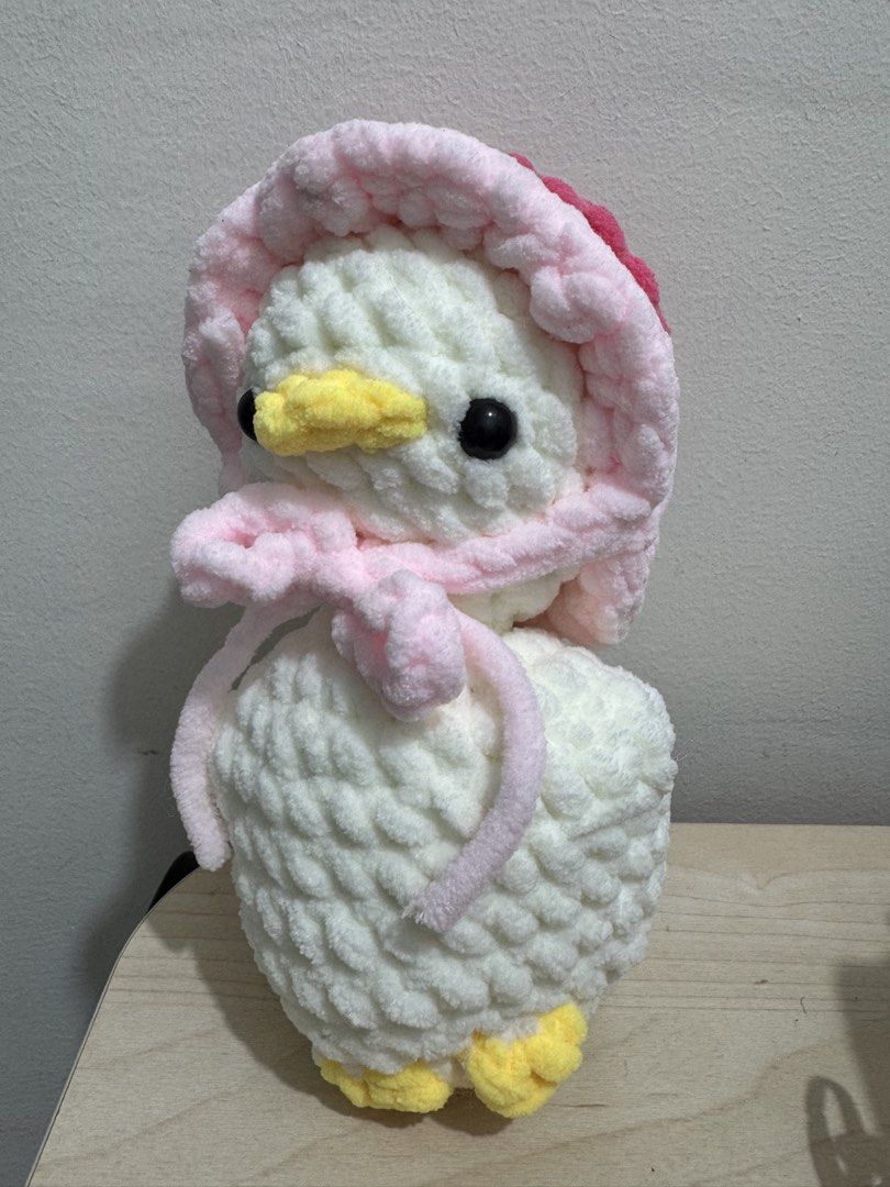 Flower Duck Plush (Category: Kids Toys) located in Manila. Submitted by moonstruckedcrochet.co (Listing ID 1469798999, Image 3). Description: Allow 4 days before shipping. This is a handmade product made with high quality and care. We also accept customization for the product as it is made per order. .