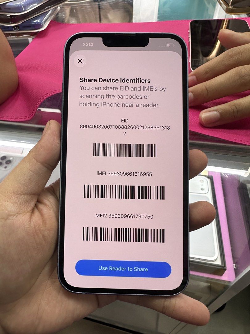 FOR SALE OR SWAP SA 15 (Category: iPhone 14 Series) located in Manila. Submitted by rare_raeeee (Listing ID 1469790138, Image 3). Description: 22,500 96 BATT HEALTH AA VARIANT NO ISSUE ALL BUTTONS WORKING TRUE TONE WORKING NO DENTS .