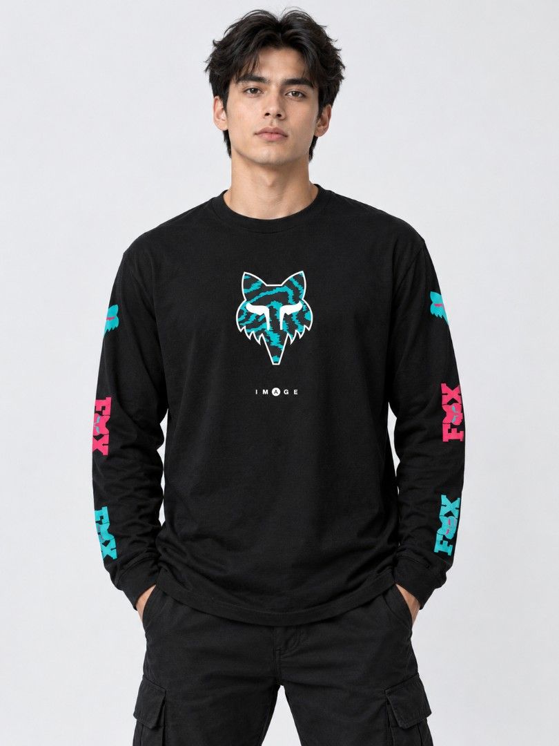 ✅Fox Racing Long Sleeves (Category: Coats, Jackets and Outerwear) located in Dumaguete. Submitted by good_stuff_dgte (Listing ID 1469825931, Image 1). Description: ✅Fox Racing Long Sleeves -₱750 -Size medium (20x30) -Color rate 10/10 -Issue: very minimal hairline crack lang sa may mata ng logo.