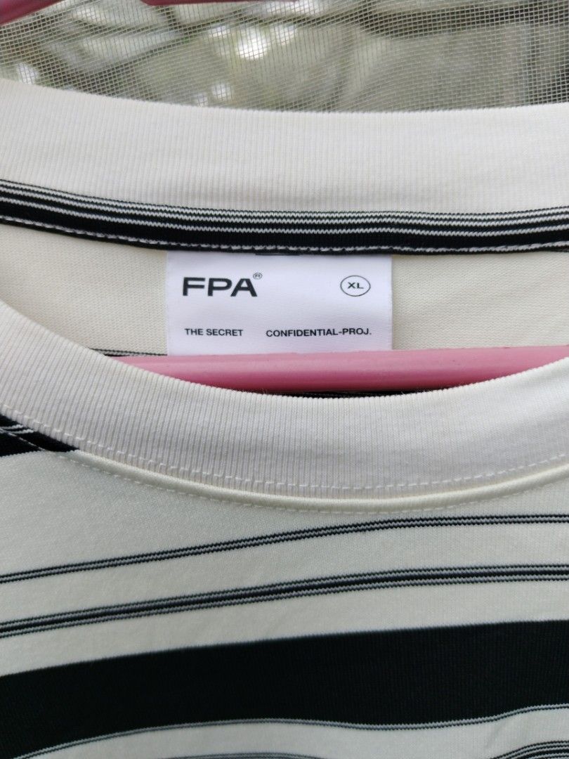 FPA Future Pattern Archive fpa Long Sleeve (Category: Tshirts & Polo Shirts ) located in Legazpi City. Submitted by genobecollectives (Listing ID 1469769380, Image 2). Description: - Brand: FPA Future Pattern Archive - Style: Long sleeve tee with black and white stripes - Size: XL (Relaxed fit) - Details: Contrast blue stitching and small embroidered logo on chest - Material: Heavyweight cotton feel - Condition: Clean, with neck and wash tags int