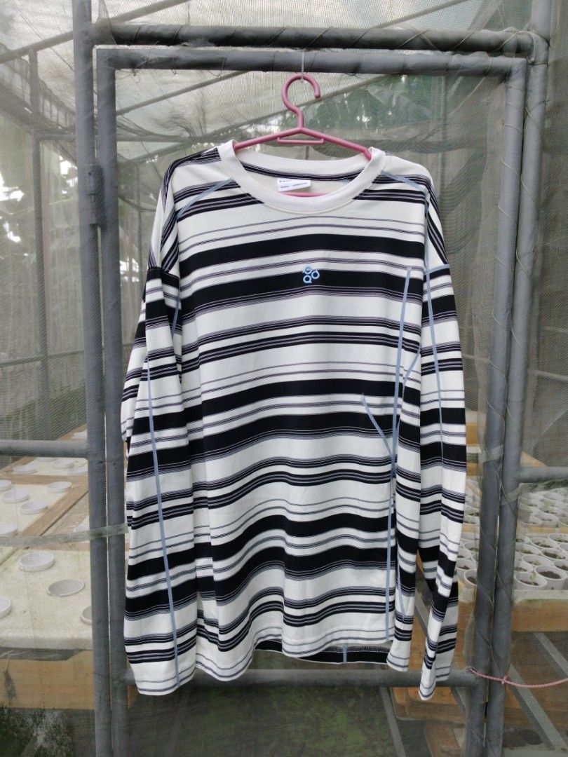 FPA Future Pattern Archive fpa Long Sleeve (Category: Tshirts & Polo Shirts ) located in Legazpi City. Submitted by genobecollectives (Listing ID 1469769380, Image 1). Description: - Brand: FPA Future Pattern Archive - Style: Long sleeve tee with black and white stripes - Size: XL (Relaxed fit) - Details: Contrast blue stitching and small embroidered logo on chest - Material: Heavyweight cotton feel - Condition: Clean, with neck and wash tags int