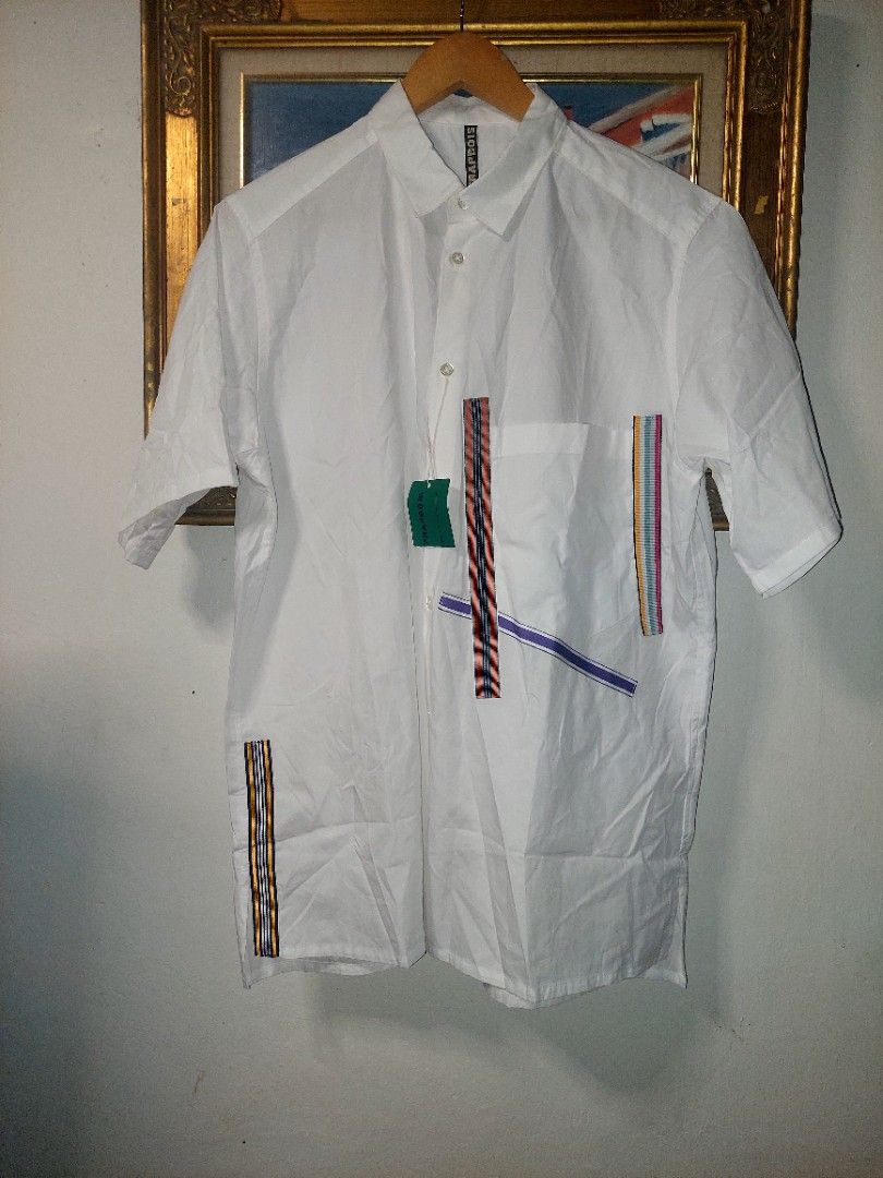Frapbois button down polo (Category: Formal Shirts) located in Santa Rosa. Submitted by roycerocus (Listing ID 1469936712, Image 1). Description: brand new with hangtag size medium oversized fit to large made in japan.