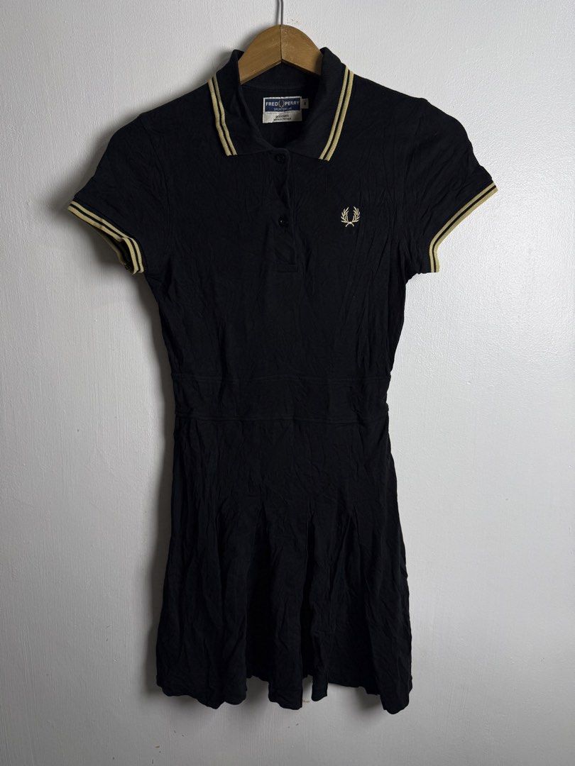 Fred Perry pleated polo dress (Category: Blouses) located in Daraga. Submitted by mirandillaadrian (Listing ID 1469893793, Image 2). Description: Authentic No issue Need wash fresh from bale Xs to small women.