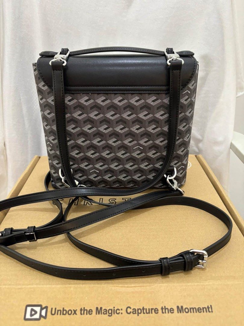 FREE SF | Authentic Christy Ng Julio Backpack (Category: Backpacks) located in Bulacan. Submitted by klarasells. (Listing ID 1469929041, Image 3). Description: Slightly Nego, DM offers. SEE PHOTOS FOR ORIGINAL PRICE Very very like new! Used twice only. Magnet still has plastic. — Can be used as BACKPACK, SLING BAG, OR HANDBAG. (Straps are detachable). — FREE SF via J&T (1-2 days arrival after pickup around Luzon/Manila) Specs and Description: Chr