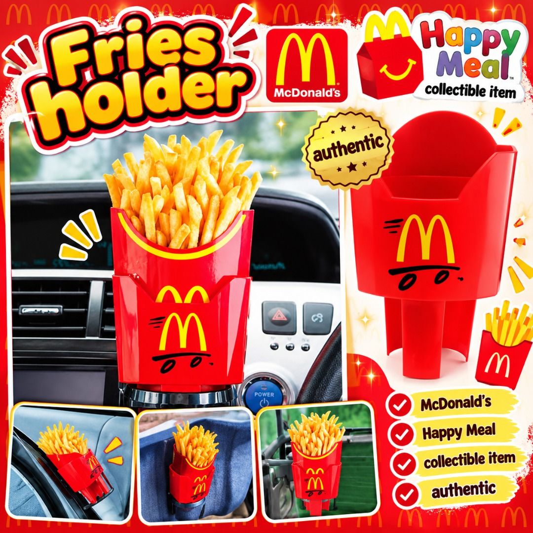 FRIES HOLDER MCDO HAPPY MEAL (Category: Kids Toys) located in Davao. Submitted by purple_stitch87 (Listing ID 1469904459, Image 1). Description: COLLECTIBLE ITEM.