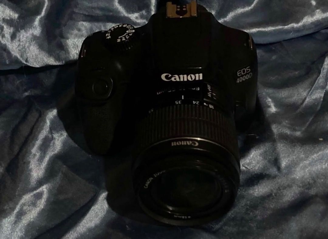 FS: CANON EOS 4000D DSLR (Category: Cameras) located in Caloocan City. Submitted by rarelion.daebf5 (Listing ID 1469923722, Image 3). Description: ￼For sale Canon EOS 4000D DSLR￼ RFS: Hindi ko na po nagagamit. No issue￼ Inclusions: ￼Canon EOS 4000D Body ￼Canon EF-S 18-55mm Lens ￼Battery ￼Charger and charging cord ￼Canon Camera Strap ￼Original Box ￼Bag ￼Memory Card (San disk) .