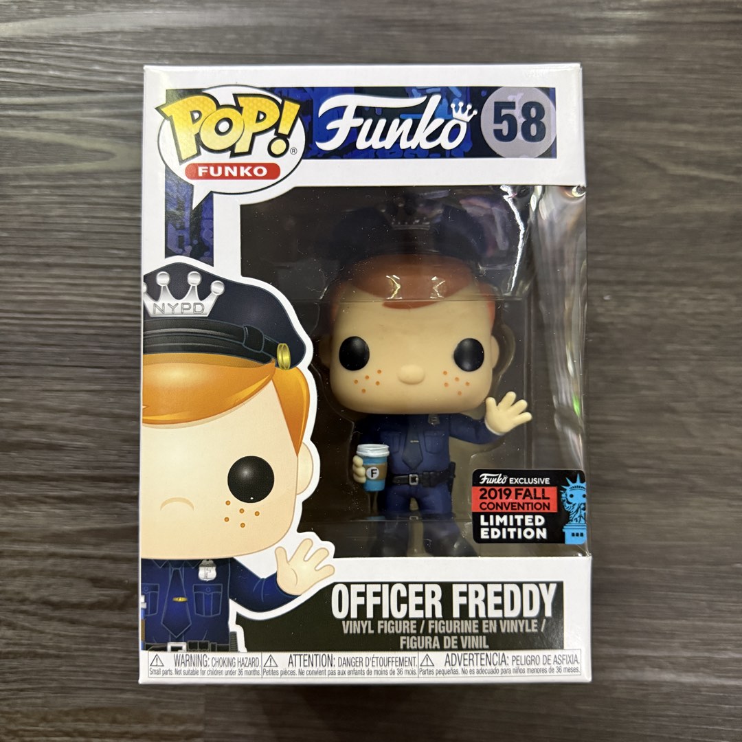 Funko Pop #58: Officer Freddy [2019 Fall Convention Exclusive], Toys ...