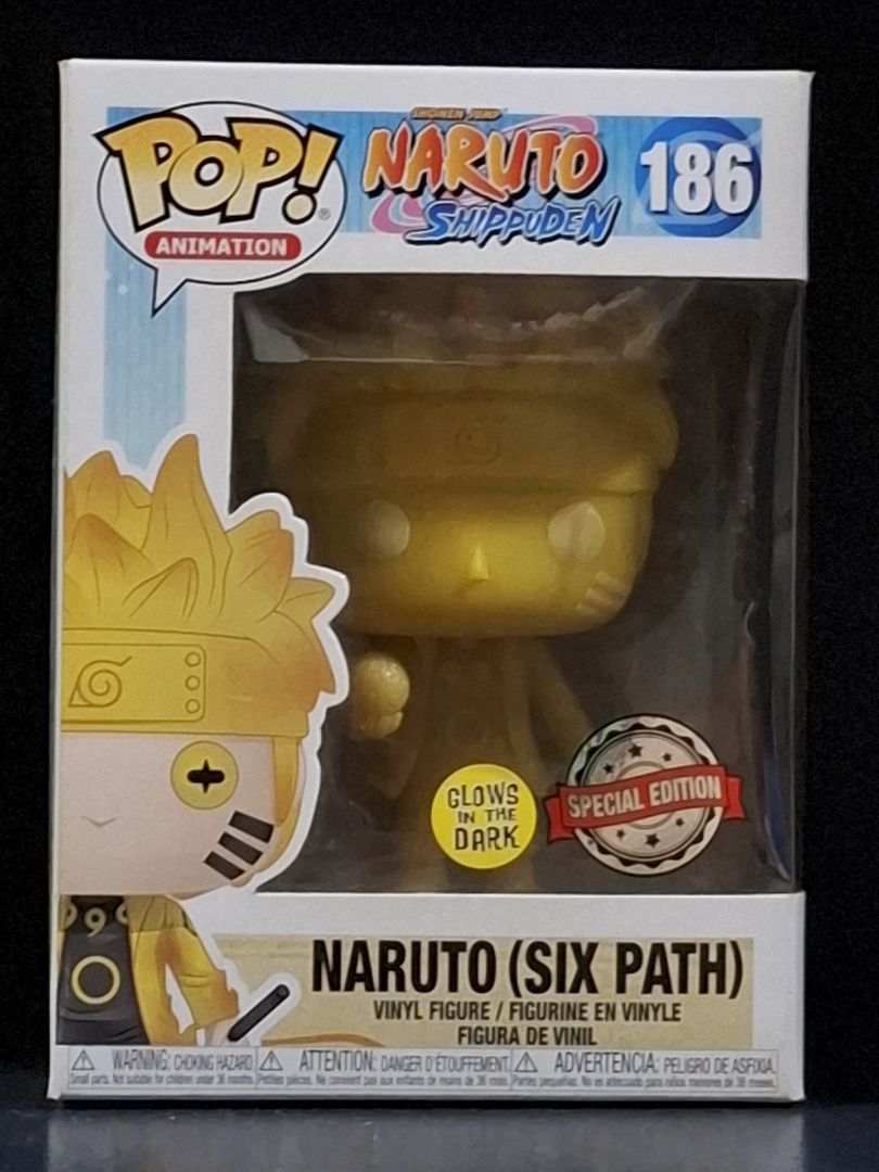 Funko Pop! Animation Naruto Shippuden 186 Naruto (Six Path) GITD SE - Vaulted (Category: Designer & Blind Box Toys) located in Agdangan. Submitted by snowsmum (Listing ID 1469936349, Image 1). Description: Funko Pop! Animation Naruto Shippuden 186 Naruto (Six Path) GITD SE - Vaulted Price: ₱ 900 Condition: New / 10/10 Status: Vaulted / Retired Transaction Details: • Mode of Payment: GCash or Bank Transfer pre-shipping payment in full. • No meet-u