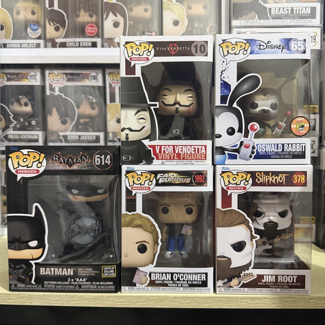 Funko Pop: Batman, Disney, Slipknot, Fast & Furious, Toys ...