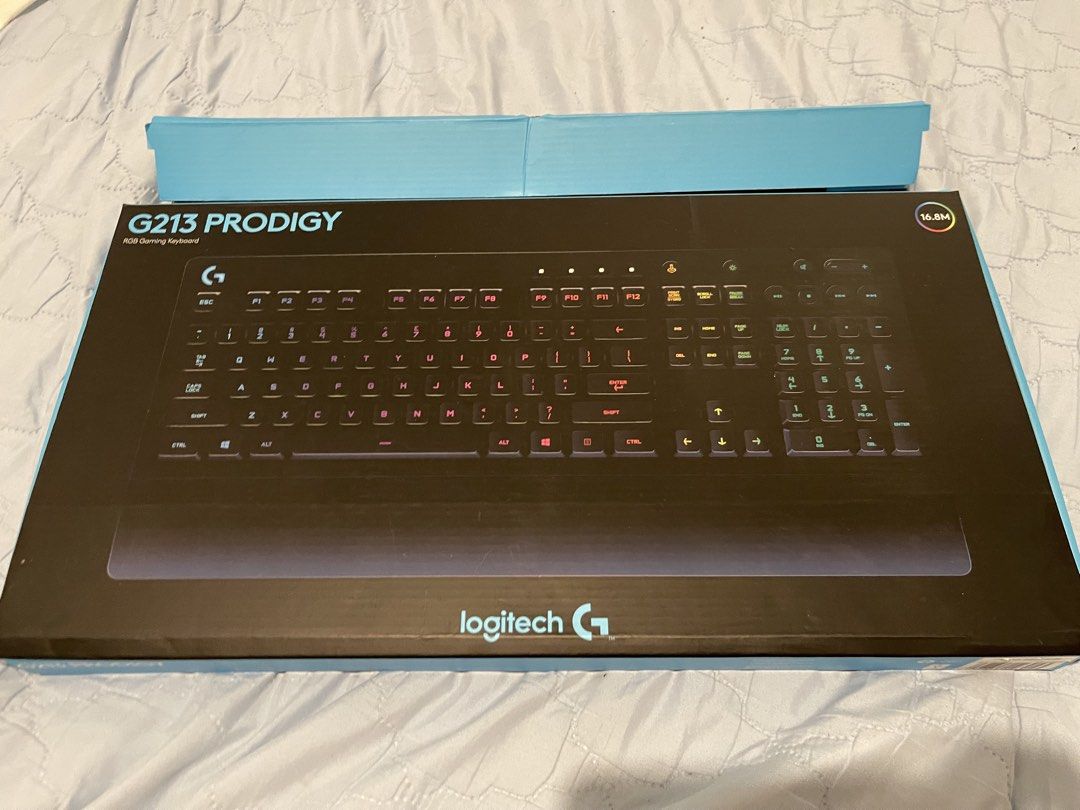 G213 Prodigy (Category: Computer Keyboard) located in Marikina City. Submitted by renznhe13 (Listing ID 1469793179, Image 2). Description: Gaming keyboard. keys give a soft, tactile press with relatively quiet typing. It isn’t a mechanical keyboard..
