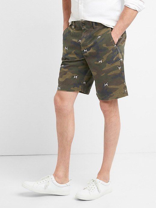 Gap Embroidered Dog Twill Short (Category: Shorts) located in Cavite. Submitted by onebeancent (Listing ID 1469933880, Image 2). Description: Size: 34 to 36 Waistline Dimension: 19" Length Color: Green Camo Color Rate: 9.8/10 Issue: None Condition: Excellent to new‼️ Price: 680php Additional Shipping Fee (J&T Small Pouch) 75php Luzon 100php visayas 120php mindanao.
