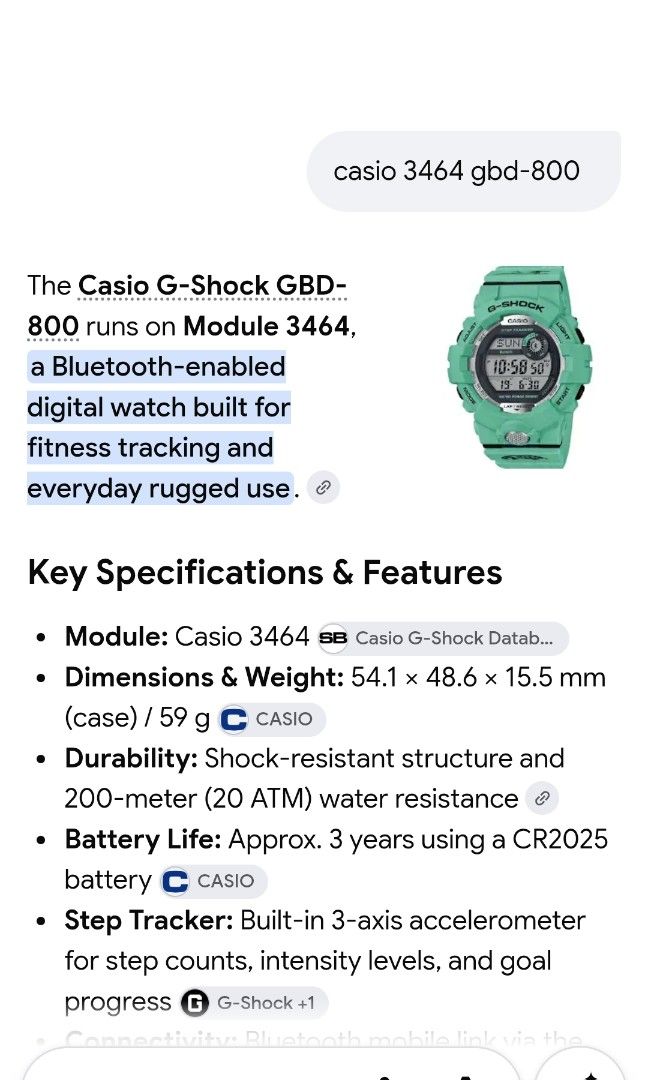 Gcshock gdb 800 (Category: Men's Watches) located in Nagcarlan. Submitted by calmturtle_23f438 (Listing ID 1469791089, Image 3). Description: .