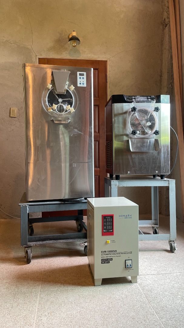Gelato / Hard Ice Cream Machine Commercial Heavy Duty Bundle, TV & Home ...