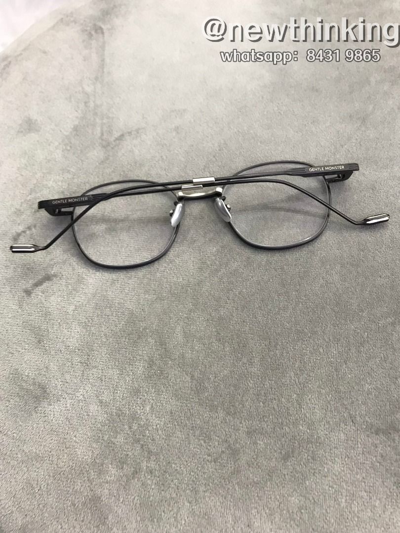 Gentle Monster 型號： TOM22 全鈦架 近視鏡 optical glasses, 男裝, 手錶及配件, 眼鏡 - Carousell