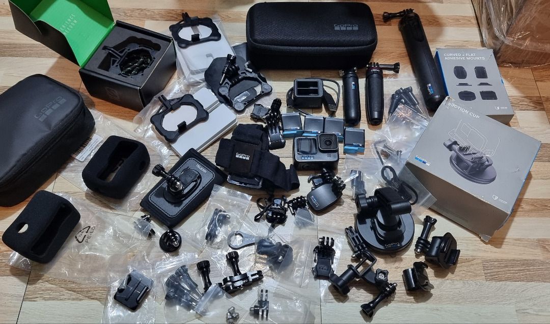 GoPro HERO 10 Black + Accessories Bundle (Category: Cameras) located in Tagum. Submitted by fcbisbroken (Listing ID 1469802560, Image 1). Description: First owner, with receipt. Purchased abroad from an official GoPro store. The camera is in very good condition, and everything works perfectly with no issues. I’m also selling a GoPro HERO 11 in my other listings if you’re looking for option with a different set of accessories. Reason for selling: 