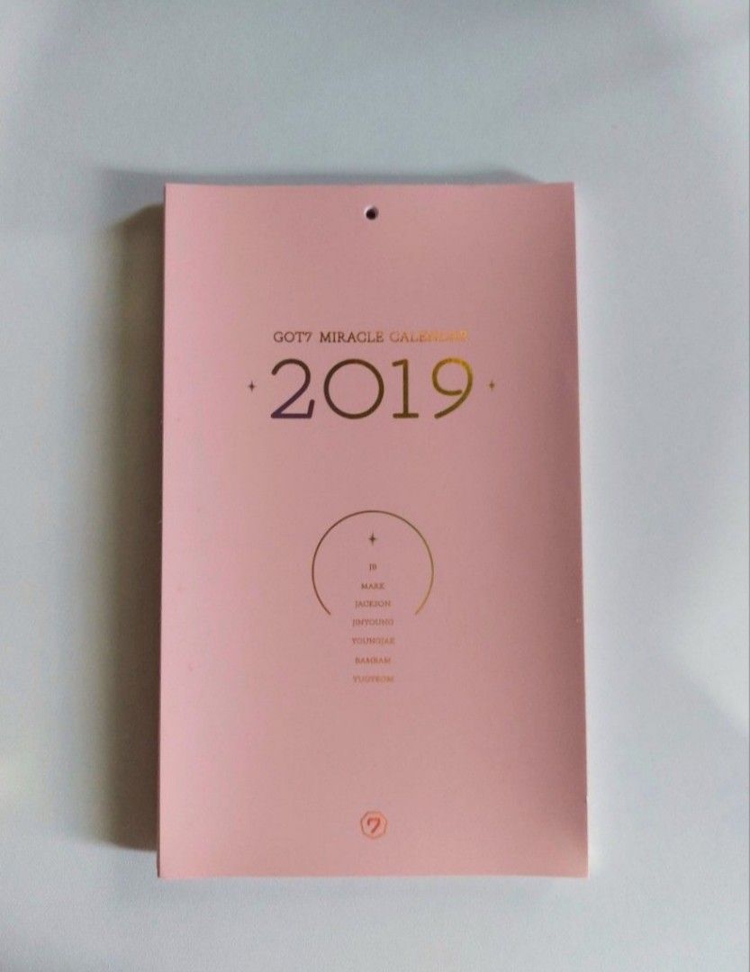 GOT7 Present: You & Me | Miracle Calendar 2019 (POB) (Category: K-Wave Merchandise) located in Batangas. Submitted by solanasupersale (Listing ID 1469861211, Image 2). Description: 📚 major bookshelf clean out / clearance sale ~ — miracle calendar 2019 | 14 sheets — pre-order benefit of GOT7 Present: You & Me album — MOP: Gcash | fast shipping *feel free to send a message if you wish to negotiate the price :).