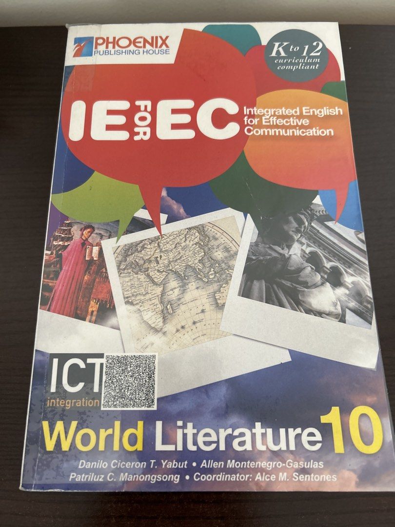 Grade 10 Phoenix Publishing House Textbooks (Category: Textbooks) located in Manila. Submitted by raynebow (Listing ID 1469786519, Image 3). Description: - Complete Grade 10 textbook bundle (4 books) - Published by Phoenix Publishing House (K-12 compliant) - Includes Pinagyamang Pluma Aklat 1 and Aklat 2 (El Filibusterismo) - Includes Technology and Livelihood Education (TLE) - Includes IEforEC World Literature 10 - Ideal set for the whole school