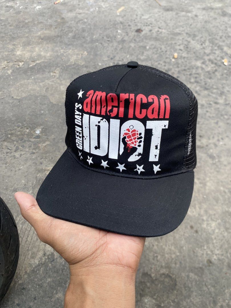 Greenday s American Idiot mesh snapback cap (Category: Caps & Hats) located in Manila. Submitted by ownywest833 (Listing ID 1469905976, Image 2). Description: brandnew.