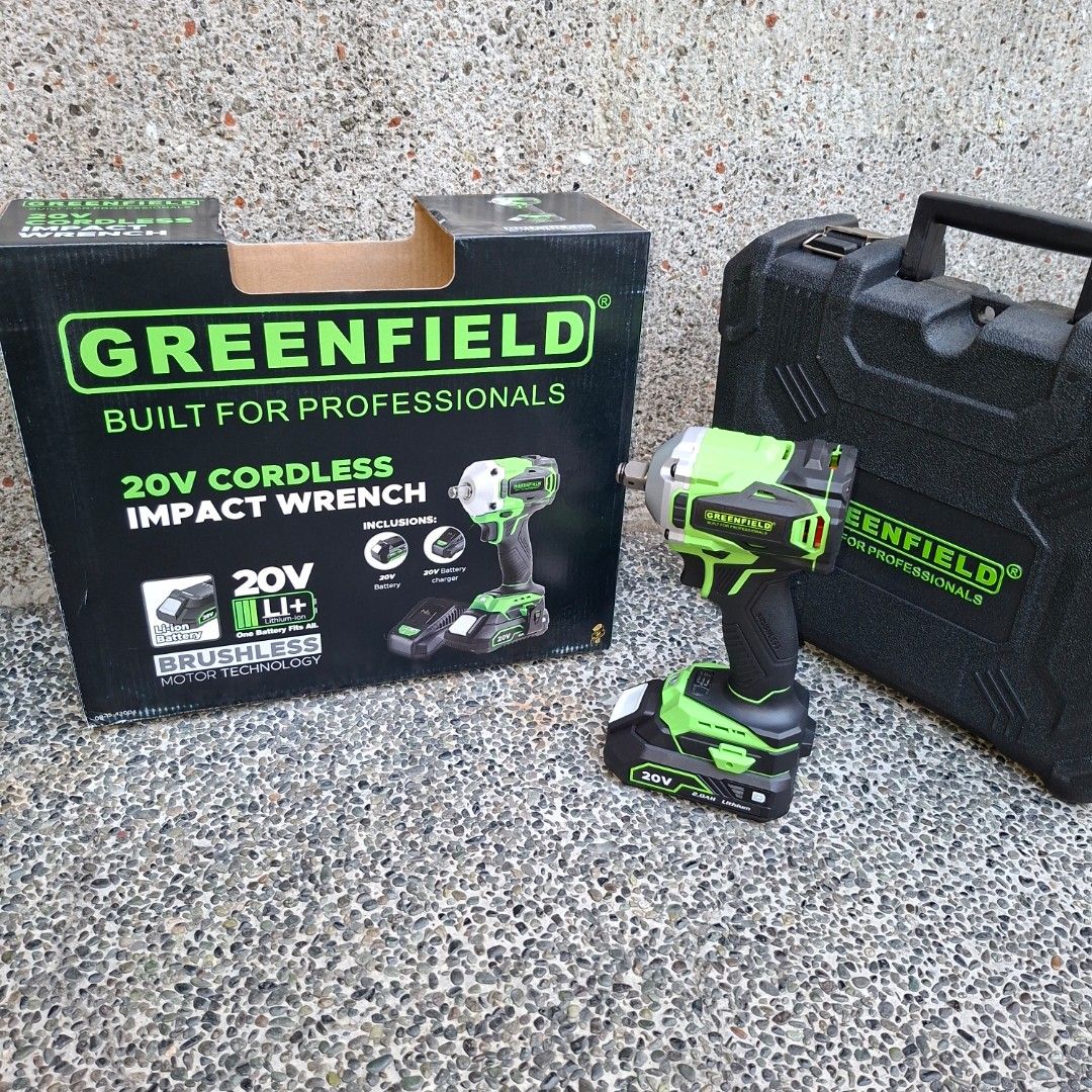 Greenfield impact wrench cordless 20v (Category: Craft Supplies & Tools) located in Pasig City. Submitted by d_real_deal (Listing ID 1469937571, Image 3). Description: .