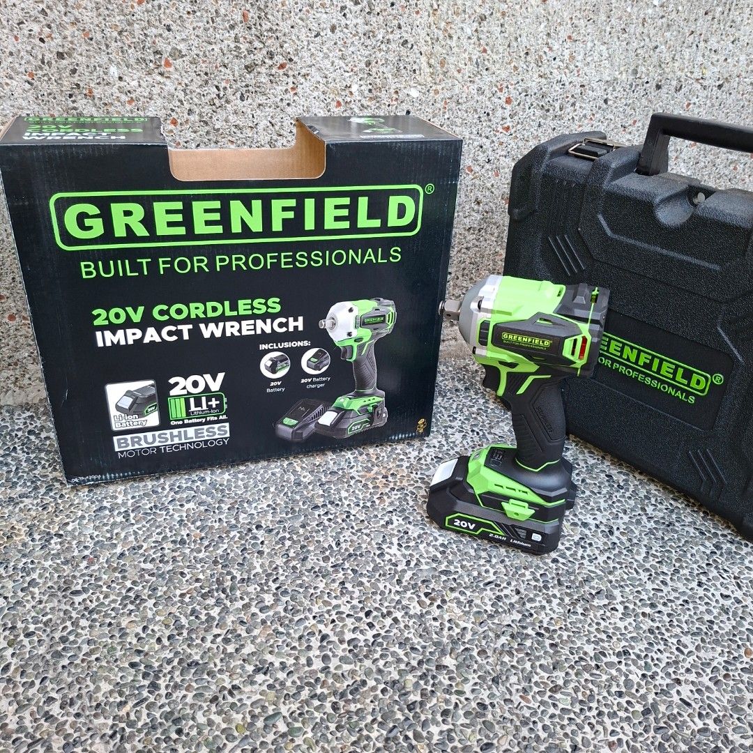 Greenfield impact wrench cordless 20v (Category: Craft Supplies & Tools) located in Pasig City. Submitted by d_real_deal (Listing ID 1469937571, Image 2). Description: .