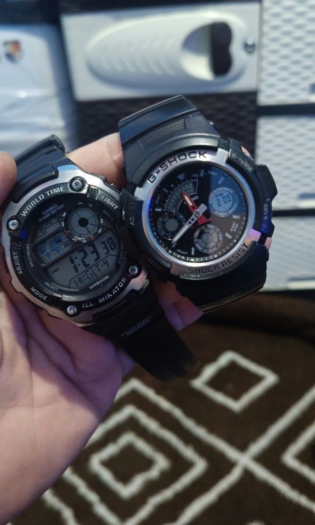 G-Shock & Casio (Take all) (Category: Men's Watches) located in Cavite. Submitted by zildian (Listing ID 1469819971, Image 2). Description: working all original... ung baby need lng palitan ng battery 30 pesos lng isa nun.. pm nlng po sa interested Salamt,.