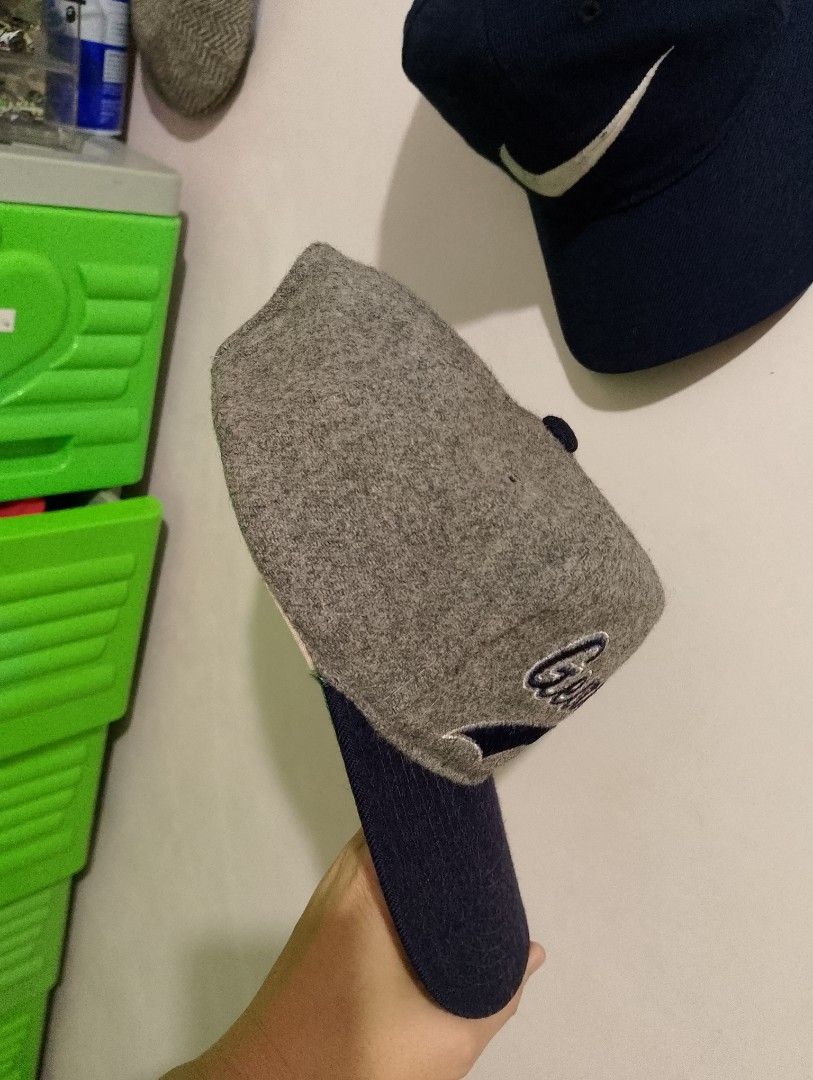 Gtown hoyas vintage hat (Category: Caps & Hats) located in Taguig. Submitted by hance-style03 (Listing ID 1469764691, Image 2). Description: Georgetown hoyas tailsweep P2,499 ISSUE: FADE SWEATBAND,FADE TAGE (PURO LOOB MINOR ISSUE) 9.5/10 COLORATE TAGUIG/MAKATI LOC PM/VC/UNLI VOUCH MOP:GCASH/BANK TRANSFER MOD:LALAMOVE/LBC .