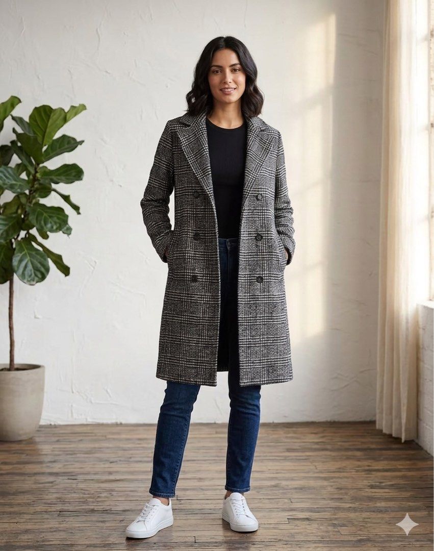 Gu Blended Wool Double Breasted Jacket (Category: Coats, Jackets and Outerwear) located in Amadeo. Submitted by mavmadel (Listing ID 1469863724, Image 1). Description: -xl size -as bnew -new but washed Super ganda!.
