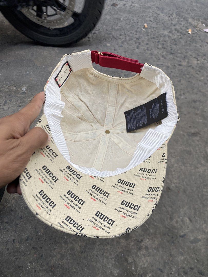 gucci AOP canvass dadhat adjustable (Category: Caps & Hats) located in Manila. Submitted by ownywest833 (Listing ID 1469906674, Image 3). Description: good as new.