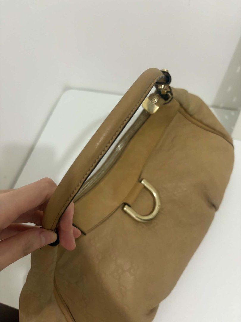 Gucci Monogram Leather Shoulder Bag Tan Abbey (Category: Luxury Bags & Wallets) located in Manila. Submitted by maglips (Listing ID 1469909369, Image 2). Description: Perfect for daily bags and on-the-go girlies!! Money back guaranteed!.