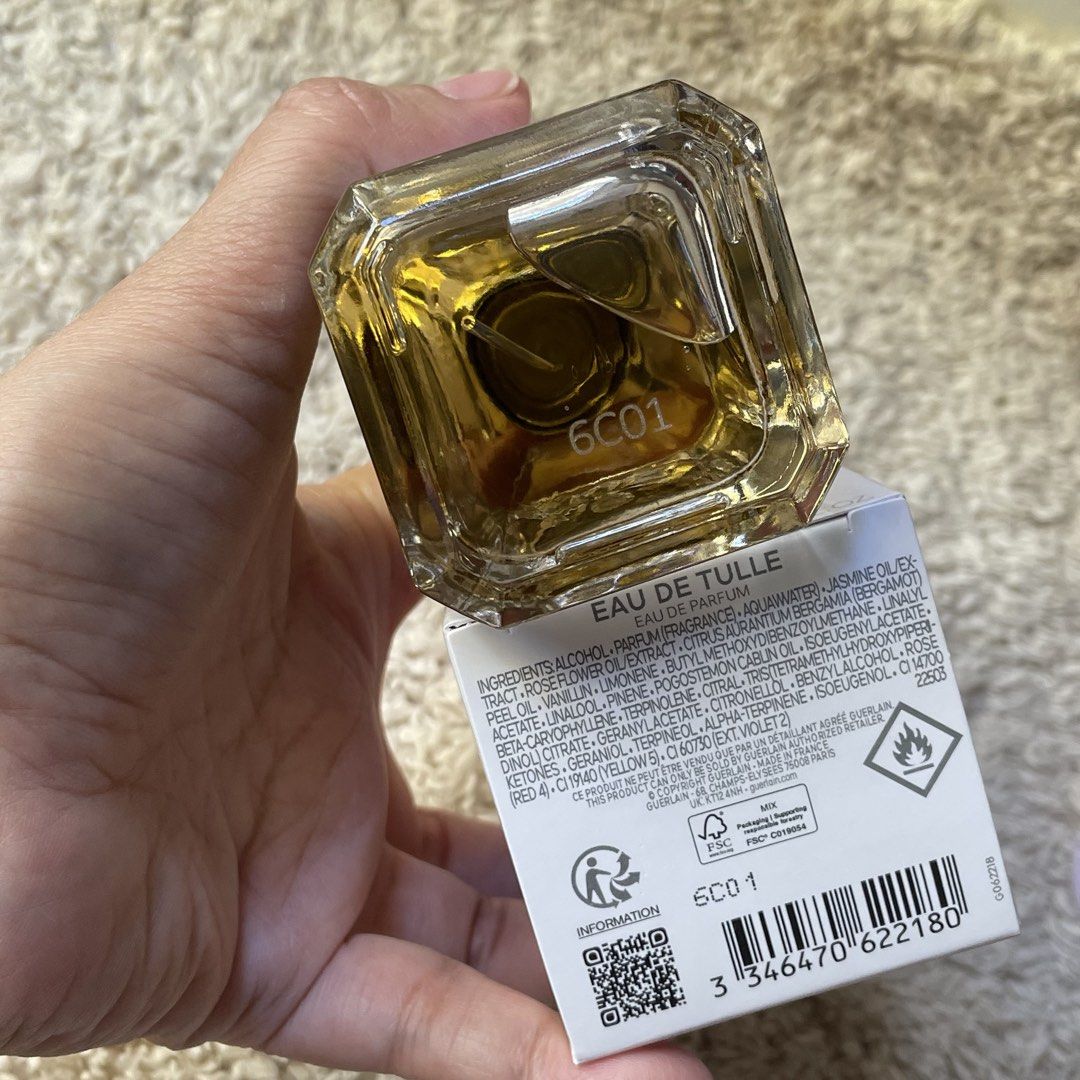 Guerlain Paris Eau de Tulle (Category: Fragrance & Deodorants) located in Santiago. Submitted by janinesweetcloset (Listing ID 1469864987, Image 3). Description: Premium /OG qlty perfumes Original scent and original packaging Actual Photo posted Long lasting #perfumeph #maison #lattafa #jomalone #dubaiperfumes #dylanblue #arabperfume #tersterperfume #penhaligon #creed #bacarratrouge #byredo #replica #diptyque #parfumsdemarly #montblanc #valentino