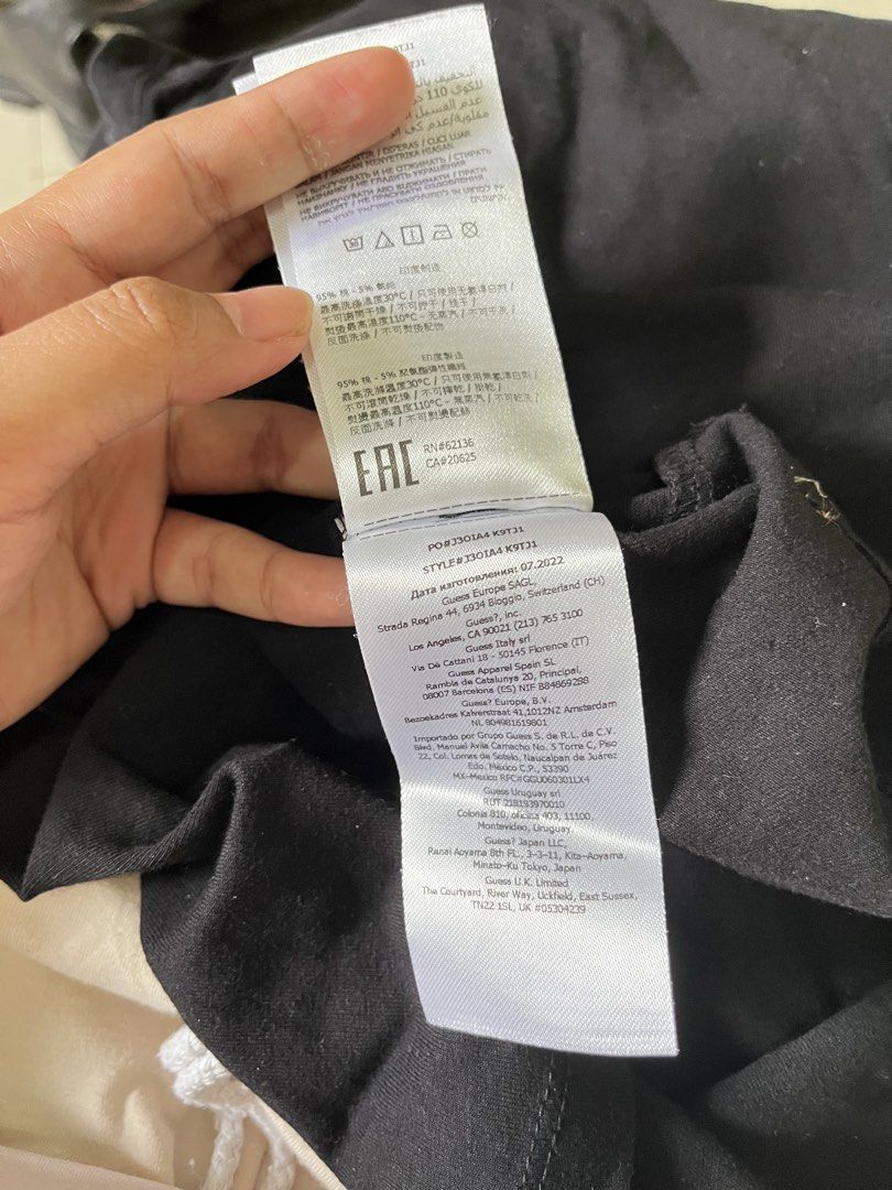 Guess Black Shirt (Category: Shirts) located in Cabanatuan. Submitted by winx_closeth (Listing ID 1469831954, Image 3). Description: 12 yr old kids, but can fit to xs-small women.