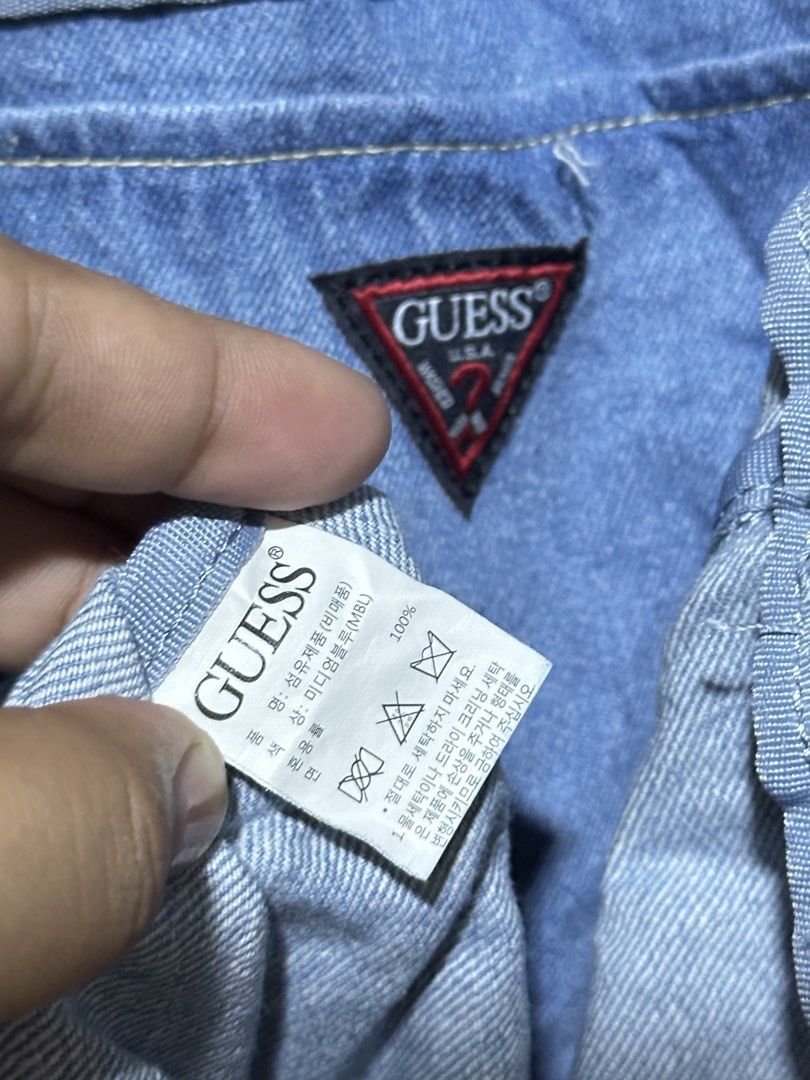 Guess Denim Tote Bag (Category: Tote Bags) located in Ozamiz City. Submitted by quick_done_deals (Listing ID 1469824382, Image 2). Description: Guess Denim Like New Condition .