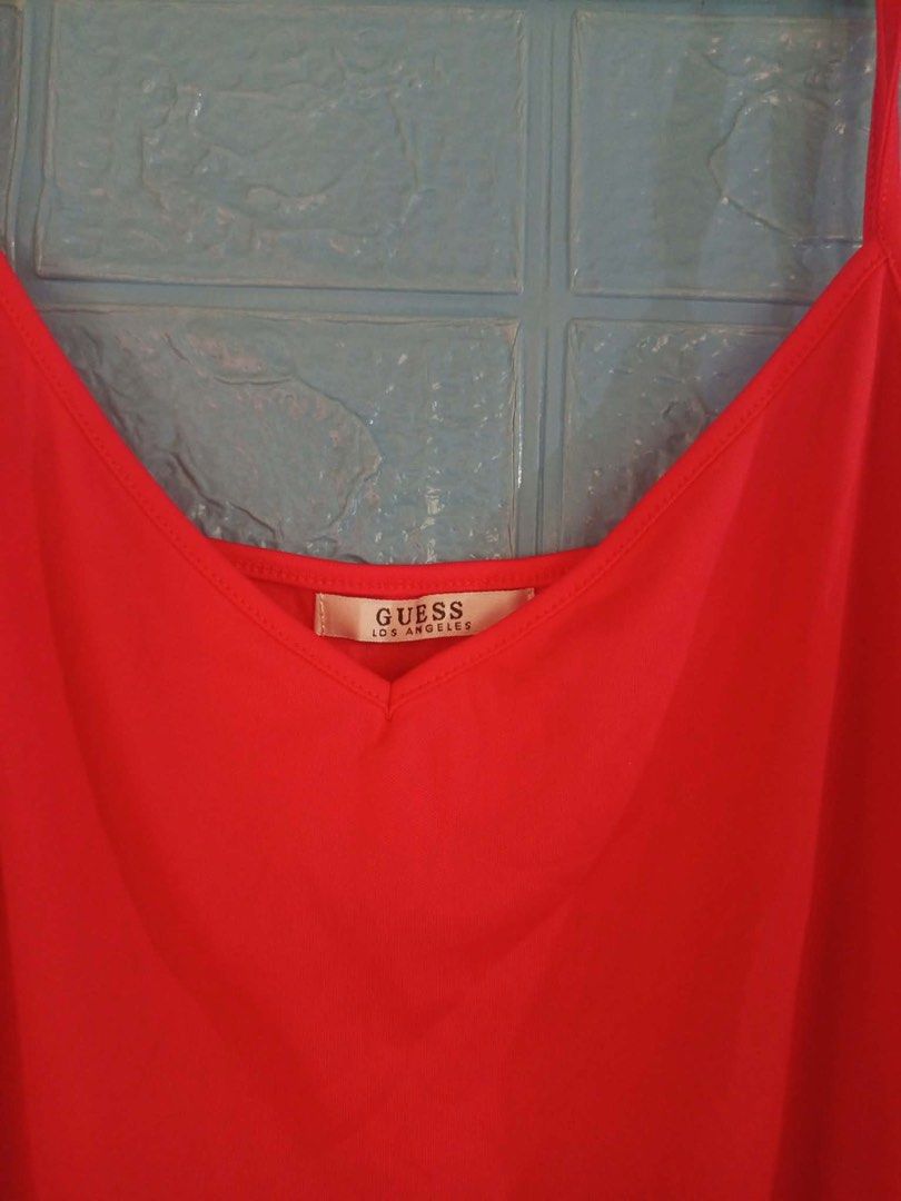 Guess mini slip dress (Category: Dresses) located in Tacloban City. Submitted by thrift.o.thrift (Listing ID 1469938214, Image 2). Description: Small - Medium Fittings Silk .
