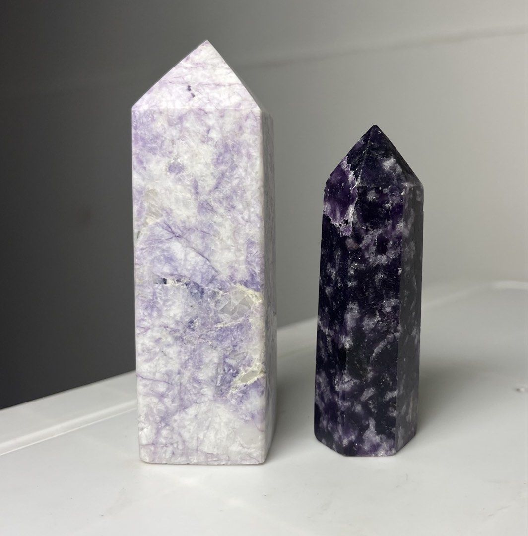 Hackmanite & Lepidolite Tower (Category: Precious Stones) located in Marikina City. Submitted by _project.quartz (Listing ID 1469848038, Image 2). Description: LAST PRICE ALREADY POSTED FOR FASTER TRANSACTION Can send a video to appreciate the item more closely. I also post items on fb marketplace. RFS: Just reducing my curated collection due to limited space. Pieces are recently acquired. Check my profile for more crystal sale 💎 Location: Marik
