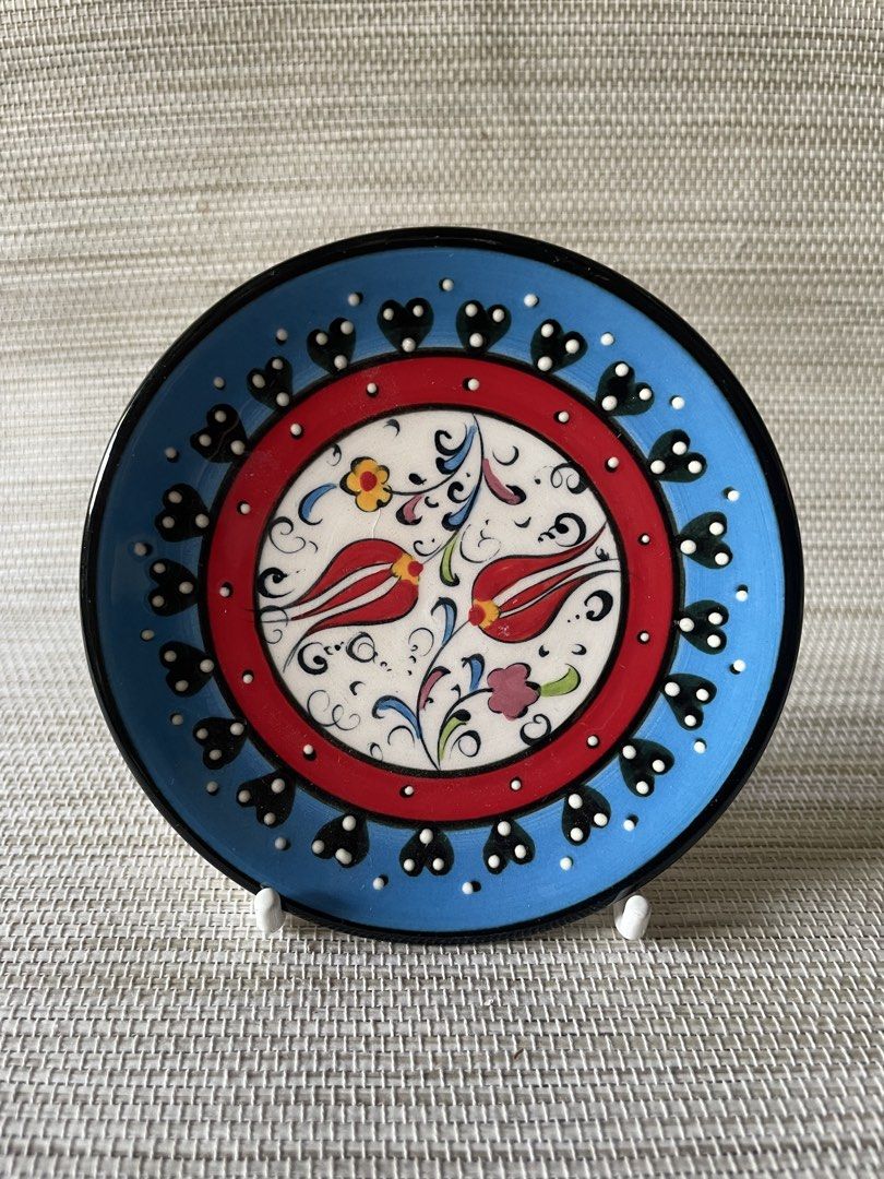 Handpainted Turkish Pottery Iznik Style Small Deco Plate (Category: Wall Decor) located in Davao. Submitted by shauitoys2019 (Listing ID 1469785366, Image 1). Description: Original quality BRANDED products from US, UK and Japan.Preowned in mint condition Please manage your expectation as this is gently used item and doesn’t come with its original packaging nevertheless its in gOod condition. We ship via J&T and Flash MOP GCASH AND BPI BDO BANKS. 