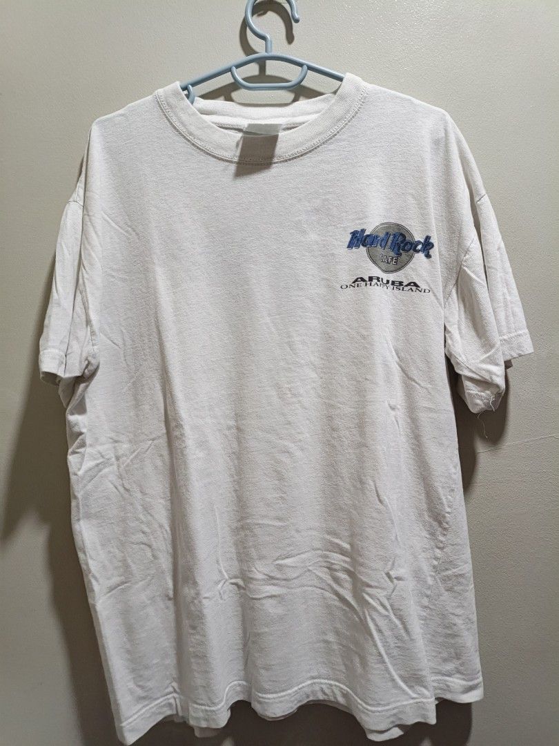 Hard Rock Cafe Shirt Euro Variant (Category: Tshirts & Polo Shirts ) located in Manila. Submitted by sigma.vtg (Listing ID 1469770146, Image 1). Description: Pin hole, loose stitching, faded white tag (euro ) 449 + sf 22 x 27.