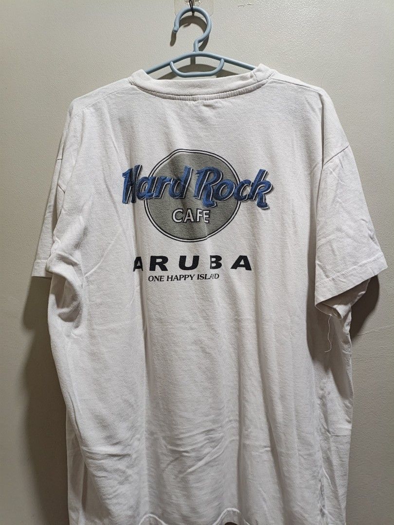 Hard Rock Cafe Shirt Euro Variant (Category: Tshirts & Polo Shirts ) located in Manila. Submitted by sigma.vtg (Listing ID 1469770146, Image 2). Description: Pin hole, loose stitching, faded white tag (euro ) 449 + sf 22 x 27.
