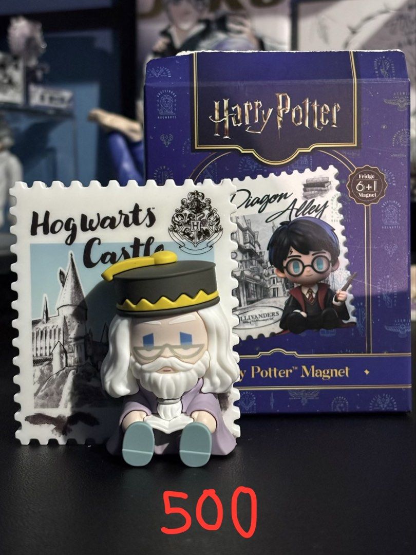 Harry Potter Dumbledore Stamp Fridge Magnet KKV BLINDBOX (Category: Stamps & Prints) located in Pasig City. Submitted by aquatikwi (Listing ID 1469928450, Image 1). Description: wts harry potter kkv blindbox dumbledore (secret) - 500.
