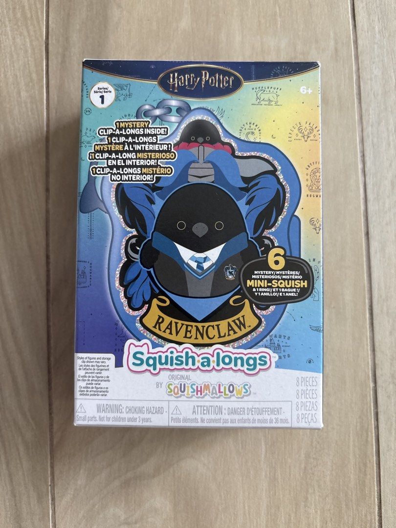 Harry Potter Ravenclaw Squishmallows Squish-a-longs Series 1 Box, Toys ...