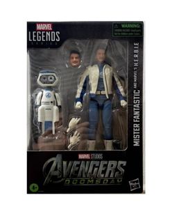 Hasbro INVISIBLE WOMAN & HUMAN TORCH Avenger's Doomsday MARVEL LEGENDS ...