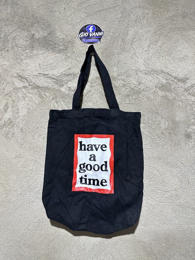 Have a Good Time Tote Bag (Category: Tote Bags) located in Ozamiz City. Submitted by quick_done_deals (Listing ID 1469824640, Image 1). Description: Have a Good Time Excellent Condition .